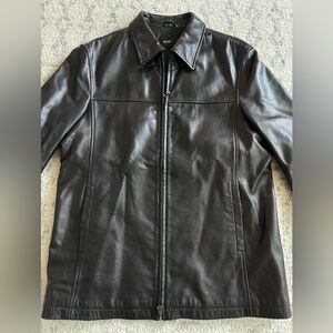 Boss leather jacket, 44R, lamb leather, super soft!